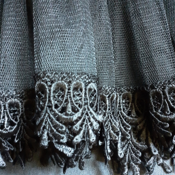 Black Goth Punk Tutu Petticoat - Picture 5 of 5